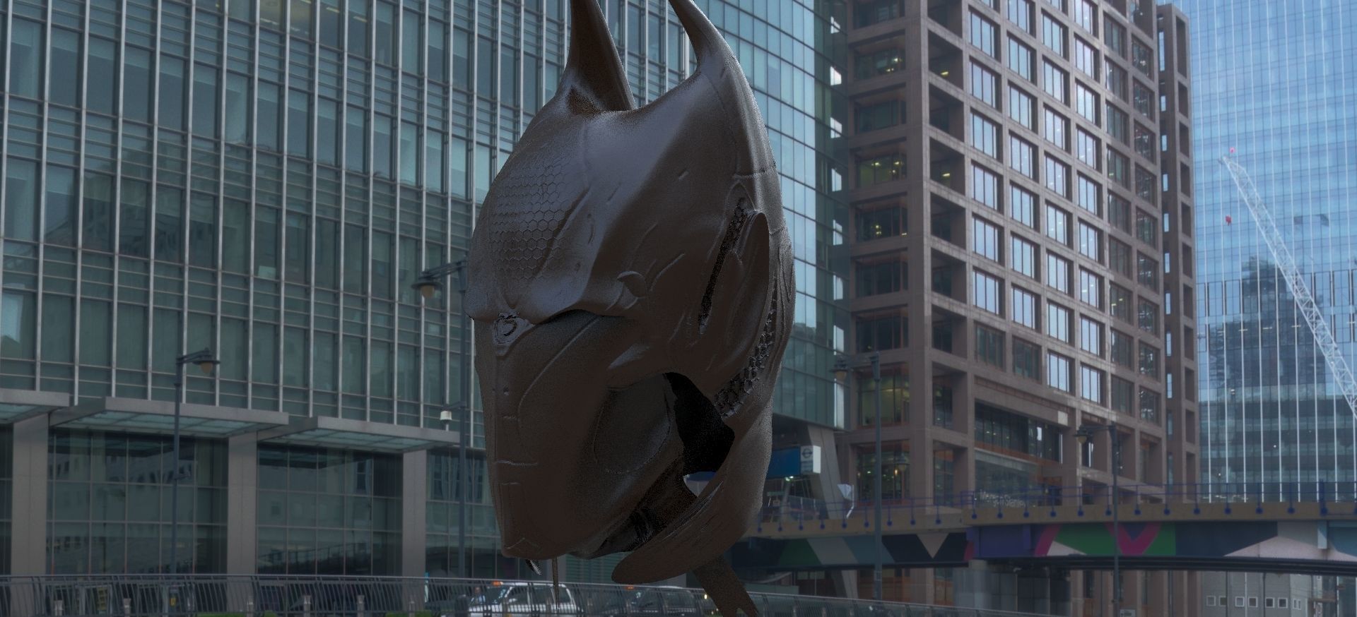 Batman Style Suit  3D model_5