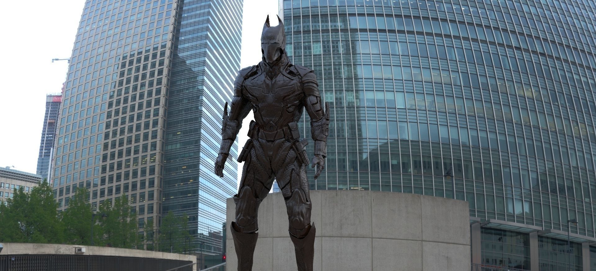 Batman Style Suit  3D model_1