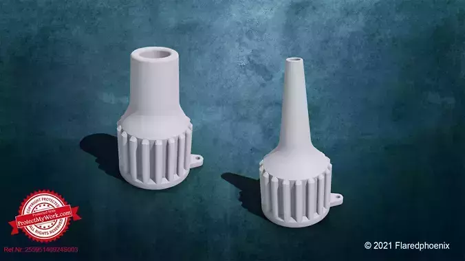 Adapter Halkey Roberts 3D print model