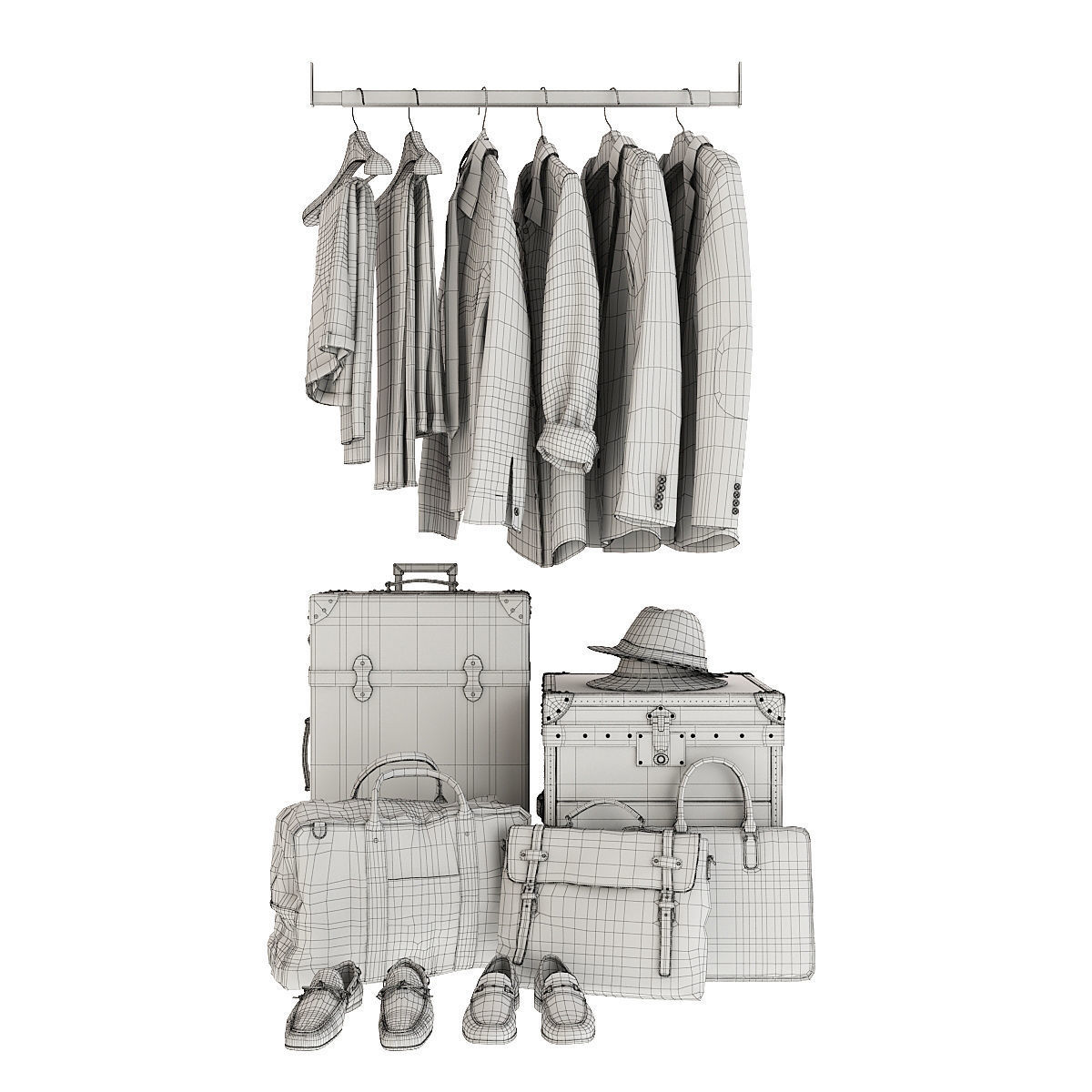 Clothing for Wardrobe 3D model_18