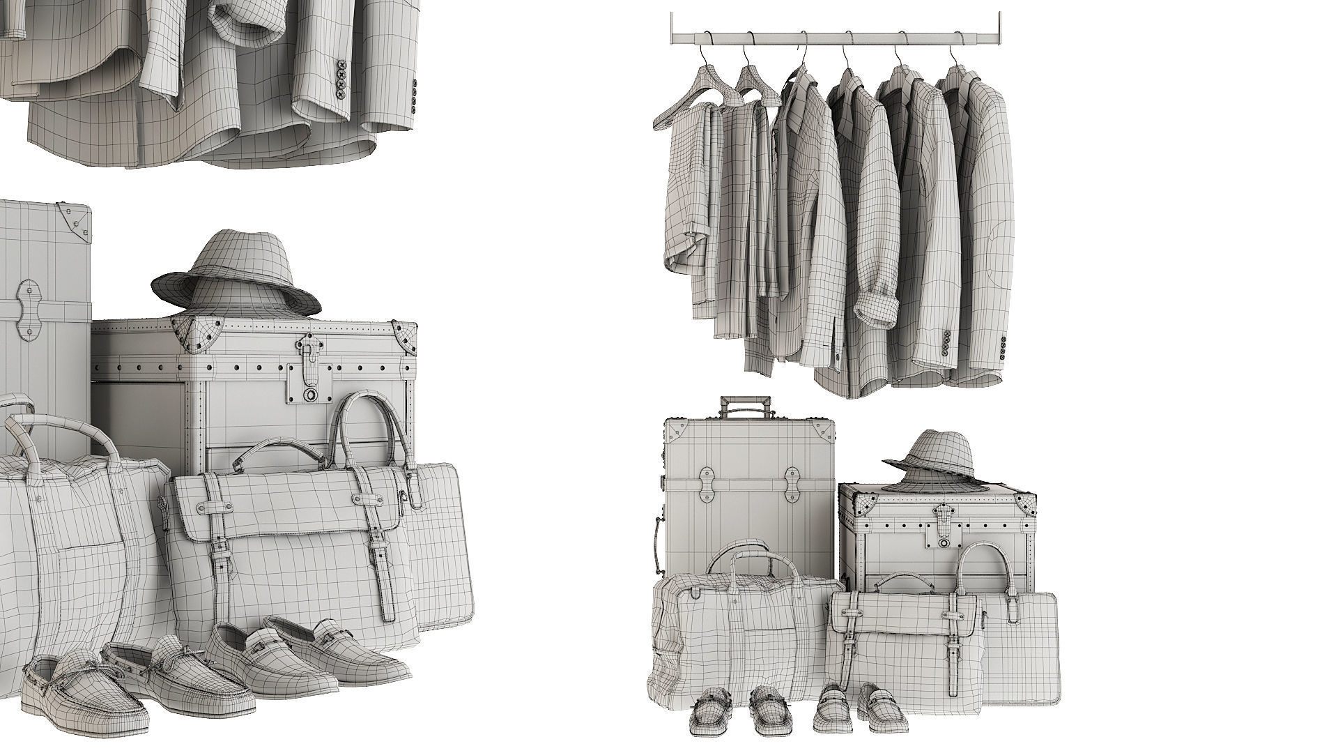 Clothing for Wardrobe 3D model_11