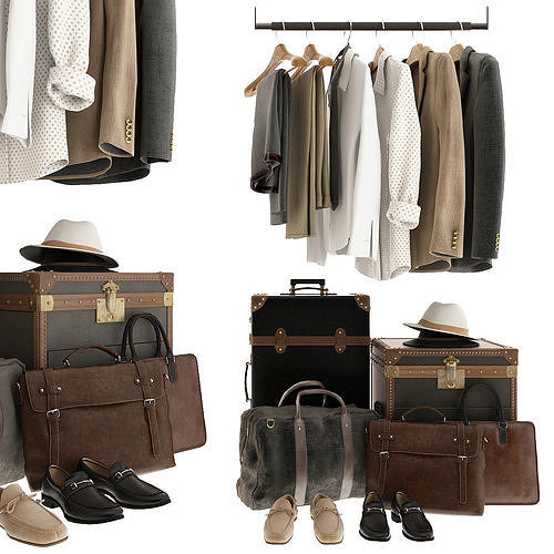 Clothing for Wardrobe  3D model