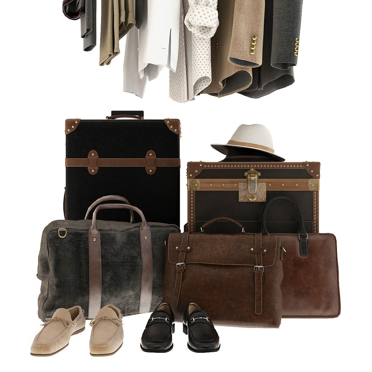 Clothing for Wardrobe 3D model_6