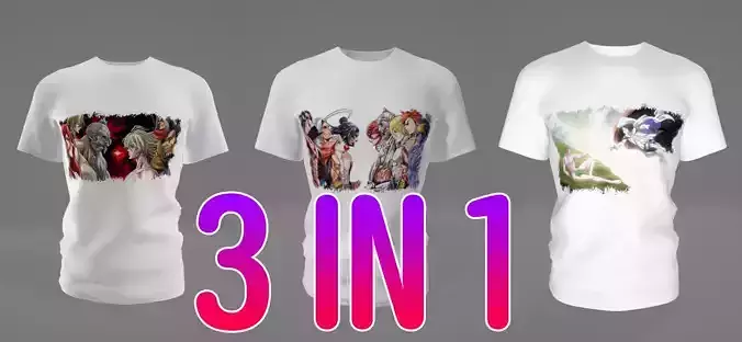 Man Clothing 4 Set 3 in1