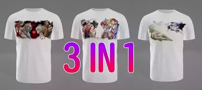 Man Clothing 5 Set 3 in 1