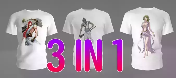 Man Clothing 6 Set 3 in 1