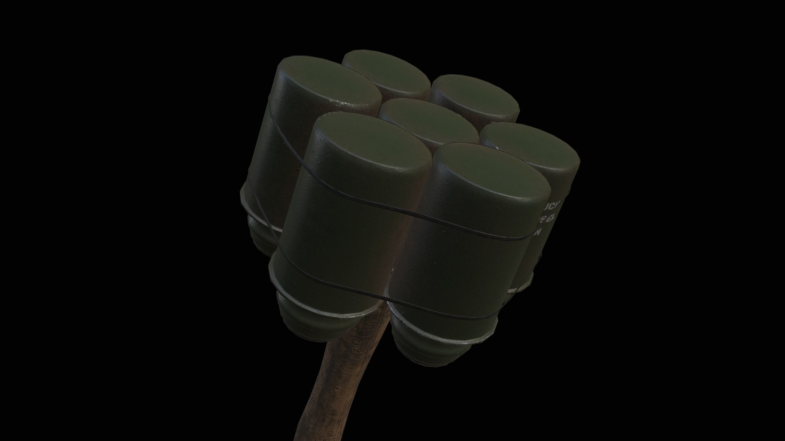 Anti Tank Grenade Low-poly 3D model_6