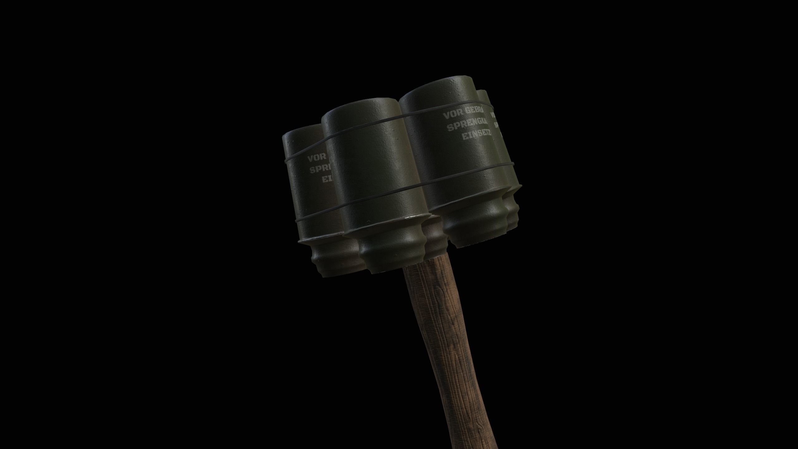 Anti Tank Grenade Low-poly 3D model_3