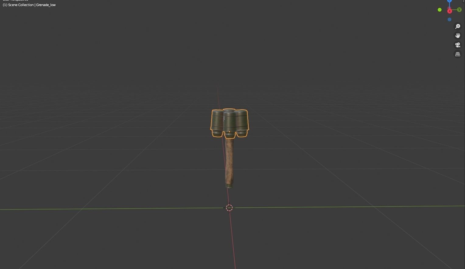 Anti Tank Grenade Low-poly 3D model_11