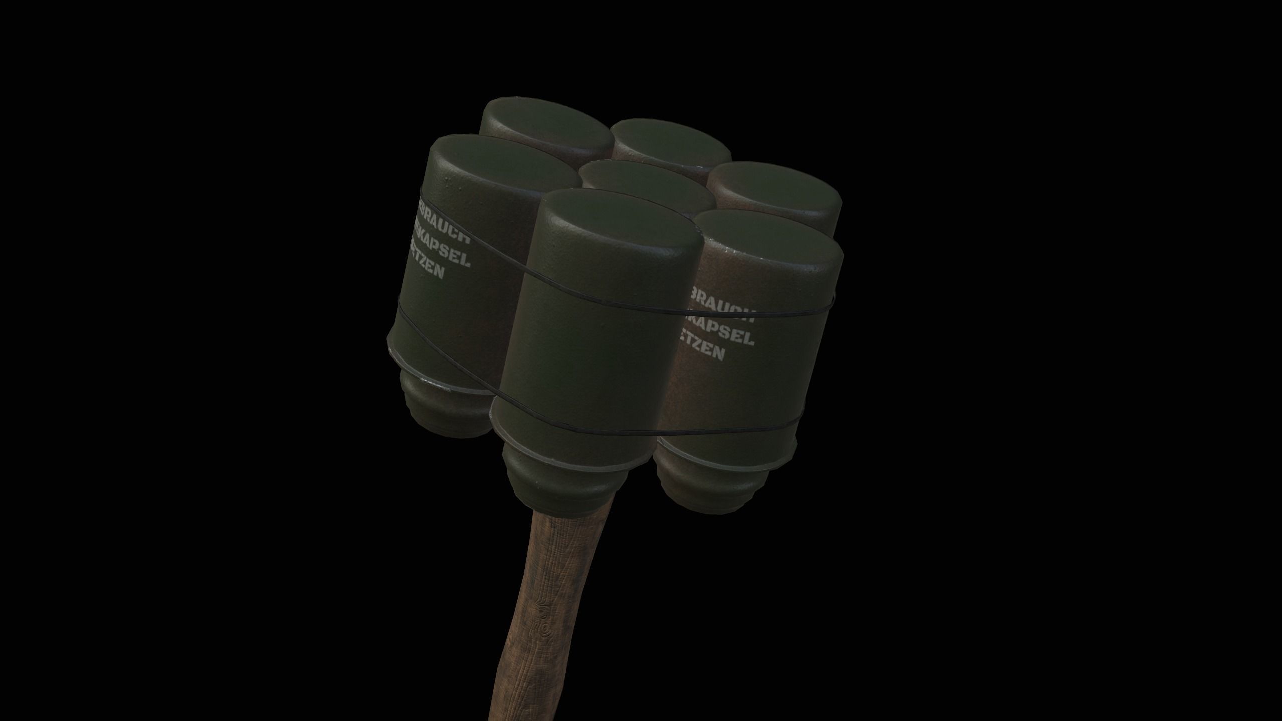 Anti Tank Grenade Low-poly 3D model_2