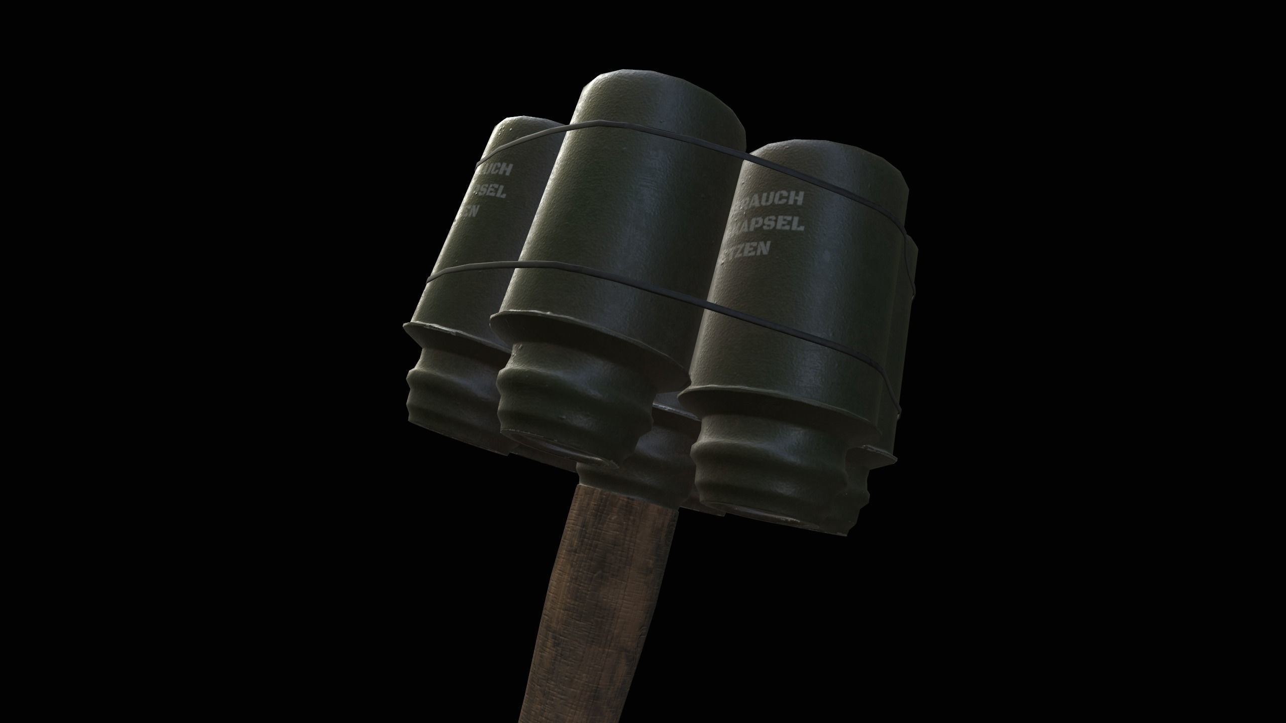 Anti Tank Grenade Low-poly 3D model_7