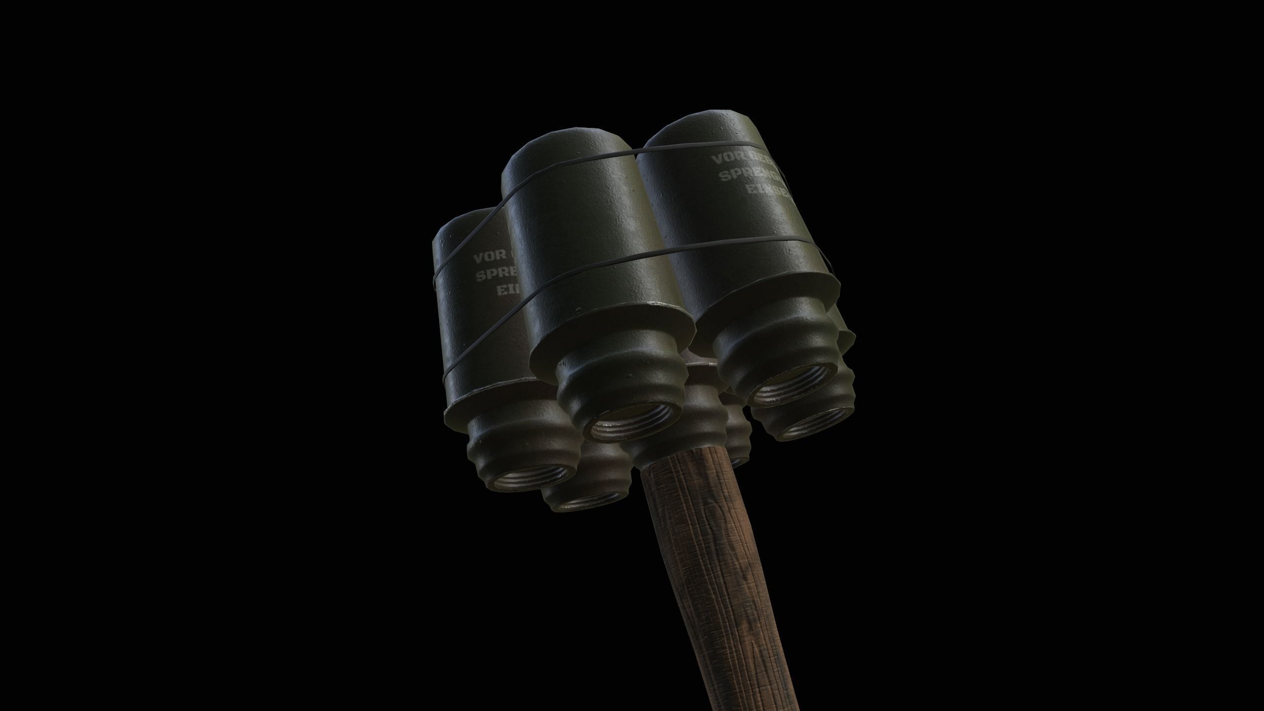 Anti Tank Grenade Low-poly 3D model_4