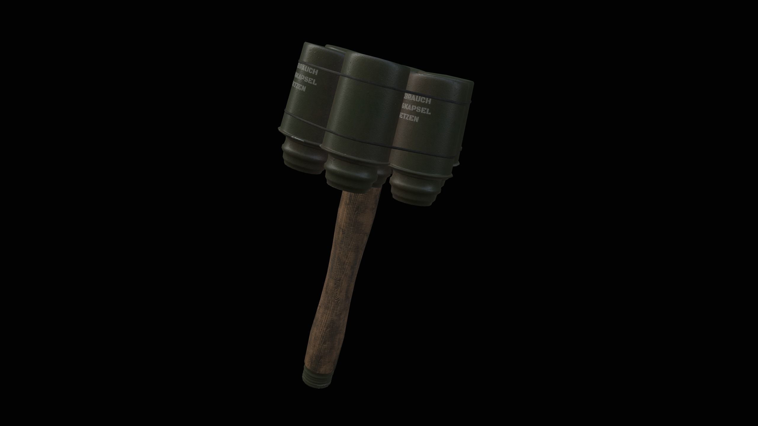 Anti Tank Grenade Low-poly 3D model_5