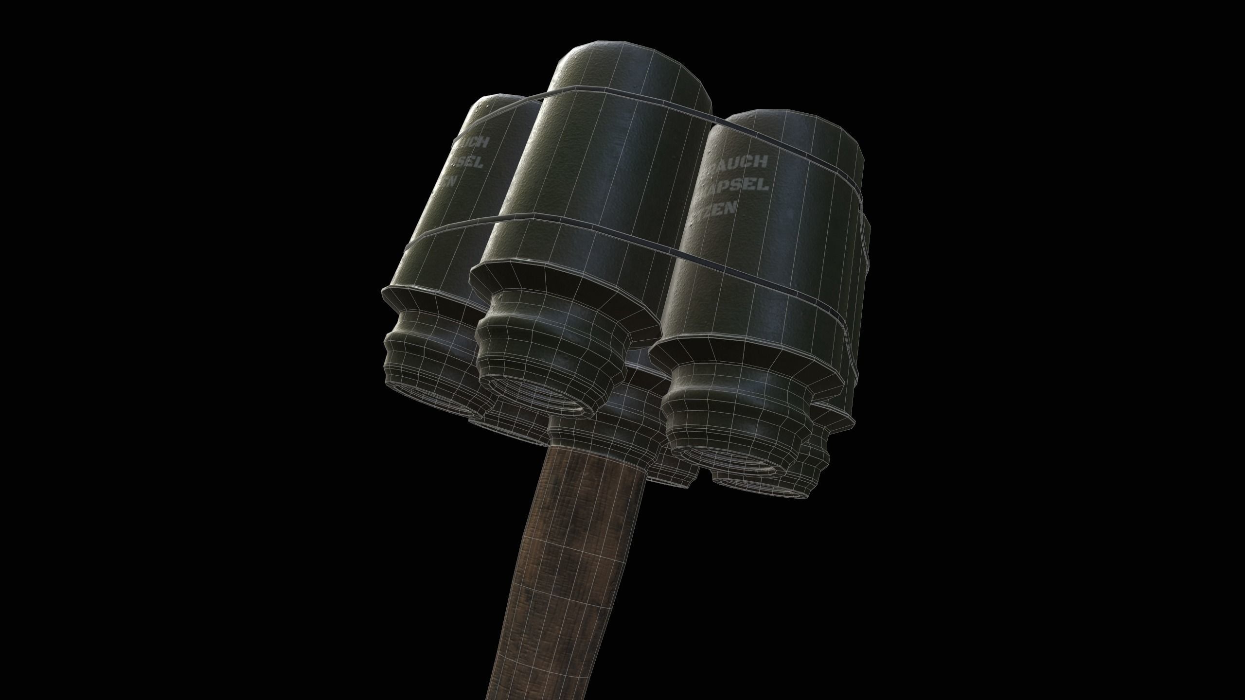 Anti Tank Grenade Low-poly 3D model_10