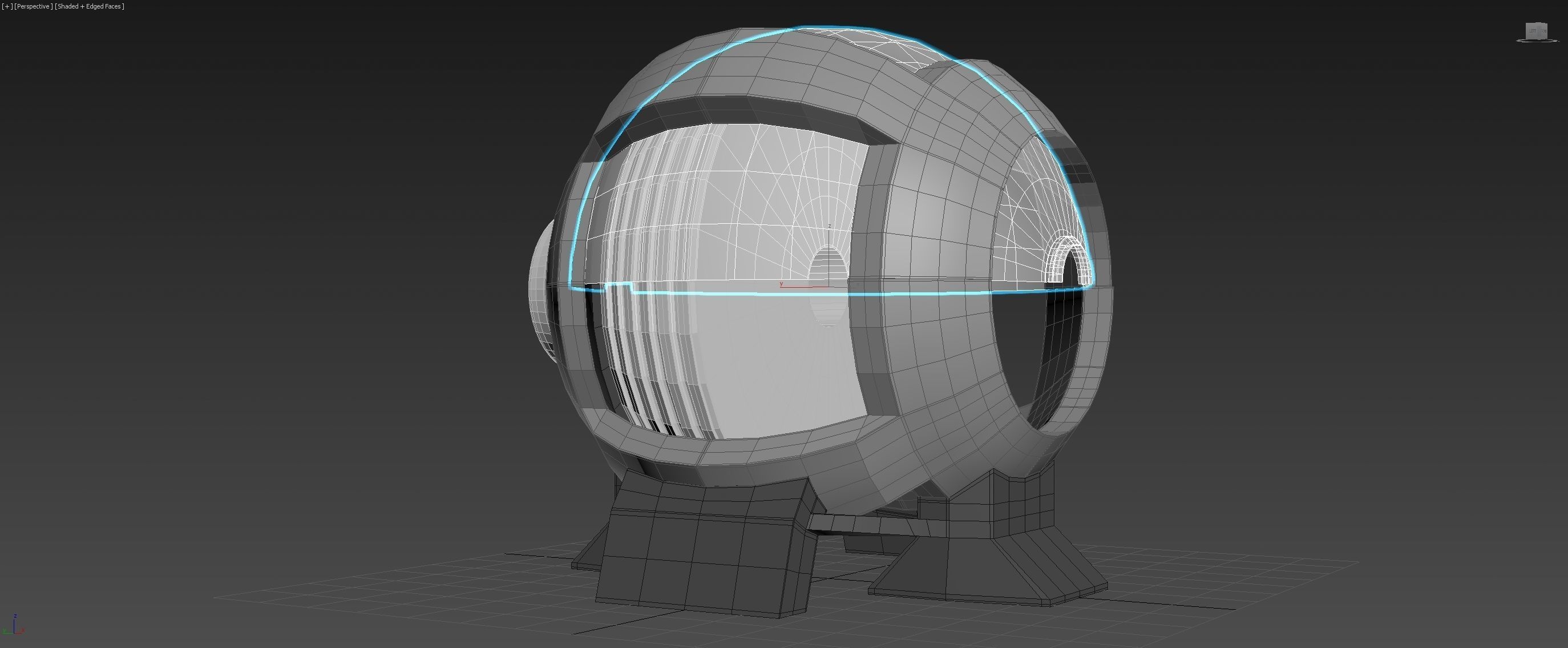 Spherical 3-Gear Tesla Turbine - Concept 3D print model_27