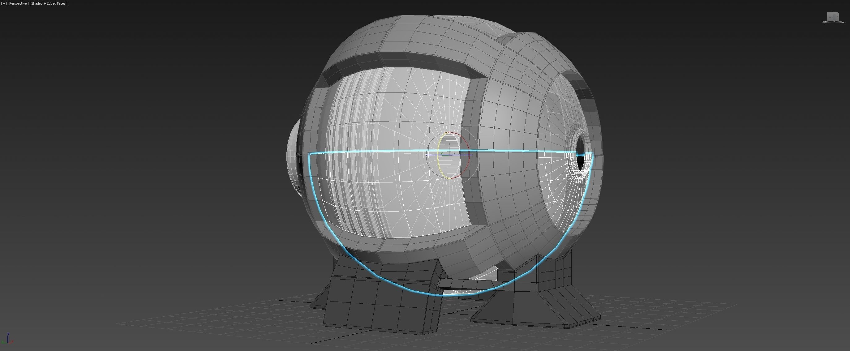 Spherical 3-Gear Tesla Turbine - Concept 3D print model_26