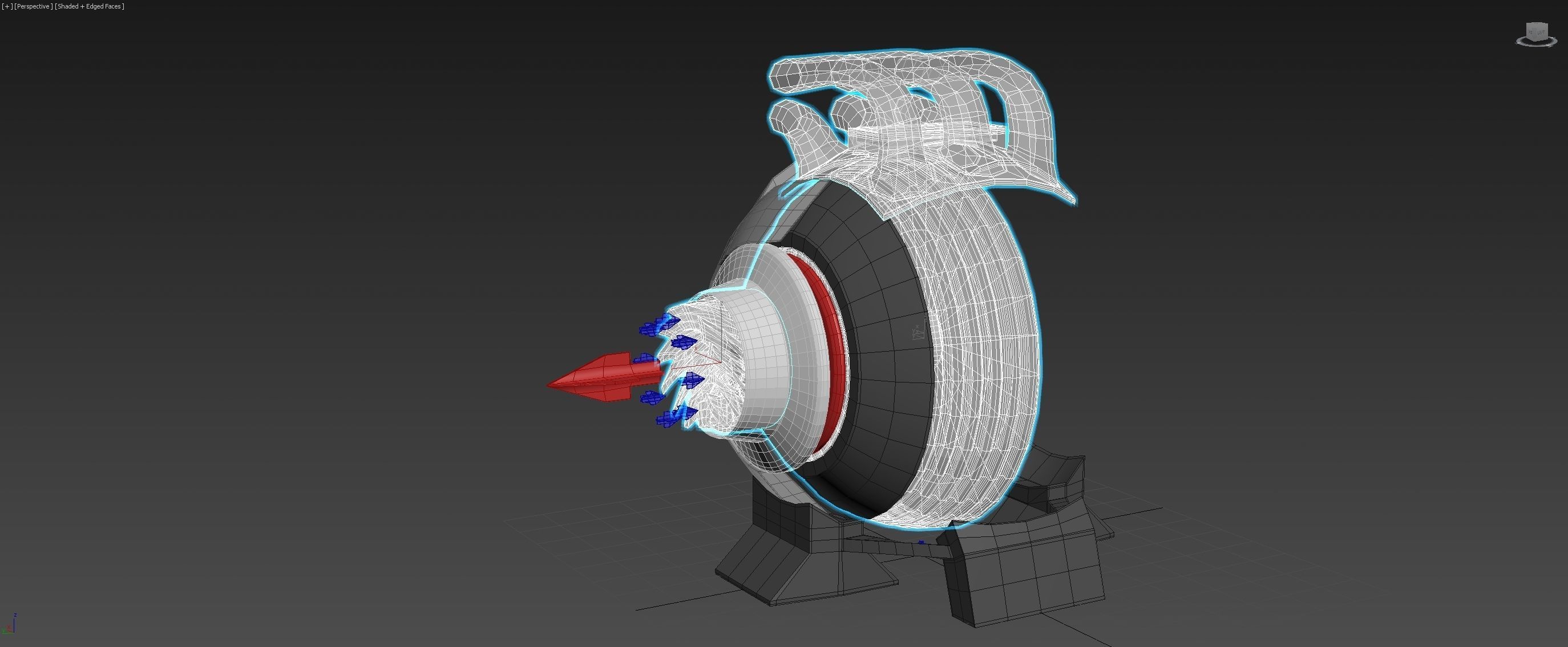 Spherical 3-Gear Tesla Turbine - Concept 3D print model_24