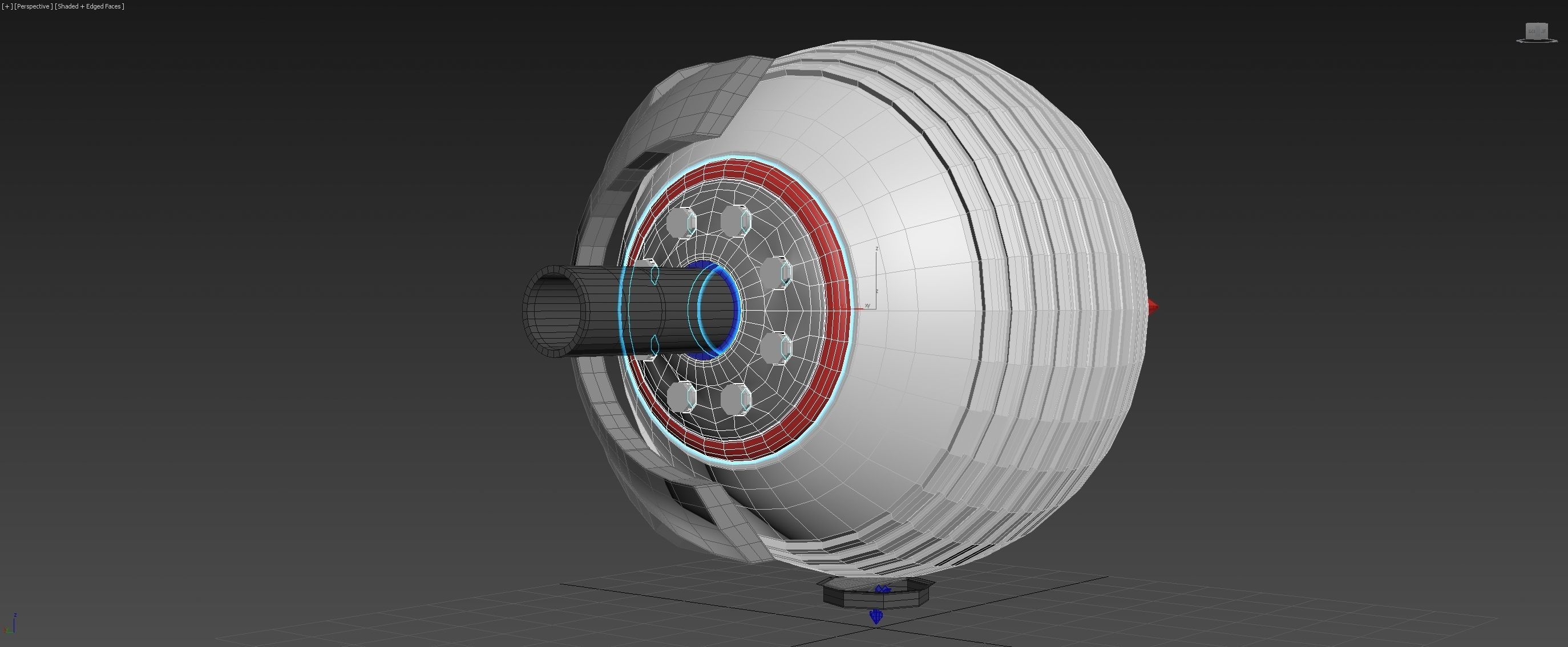 Spherical 3-Gear Tesla Turbine - Concept 3D print model_21