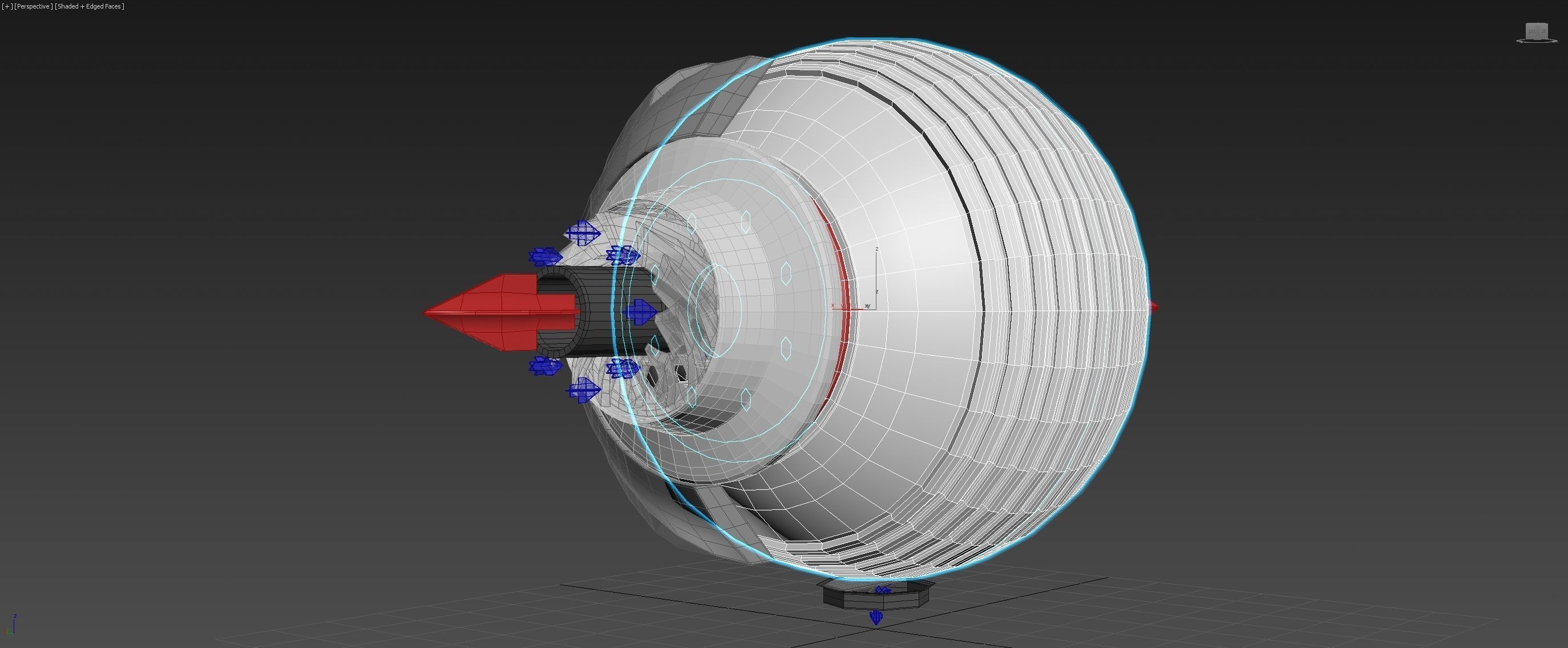 Spherical 3-Gear Tesla Turbine - Concept 3D print model_18