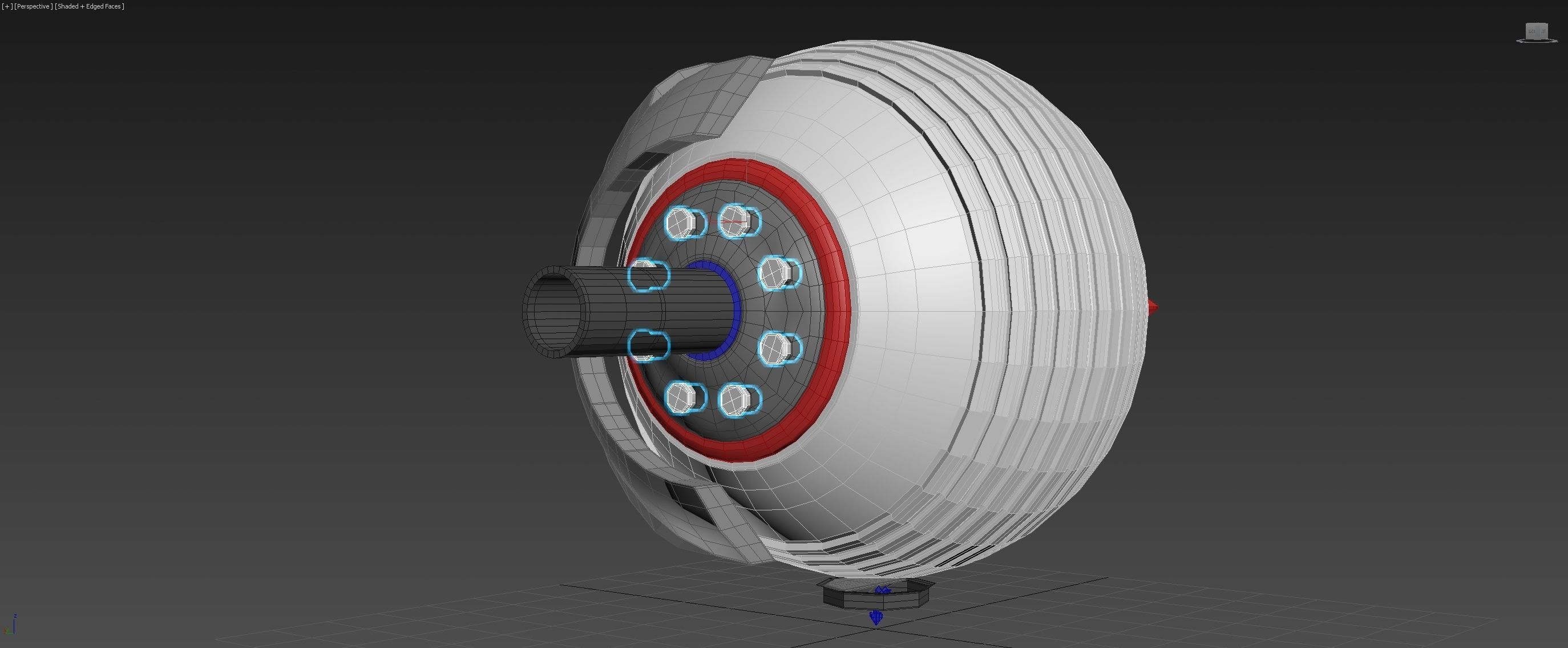 Spherical 3-Gear Tesla Turbine - Concept 3D print model_20