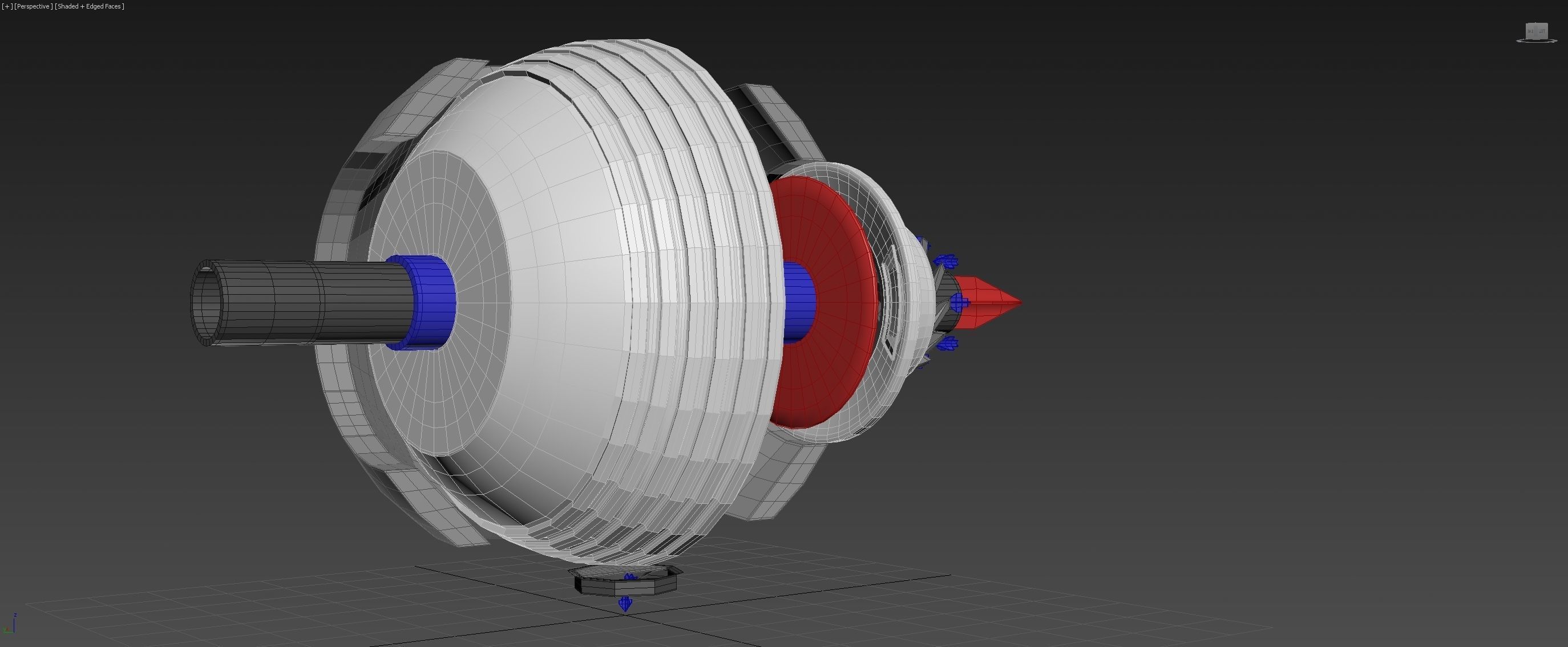 Spherical 3-Gear Tesla Turbine - Concept 3D print model_22