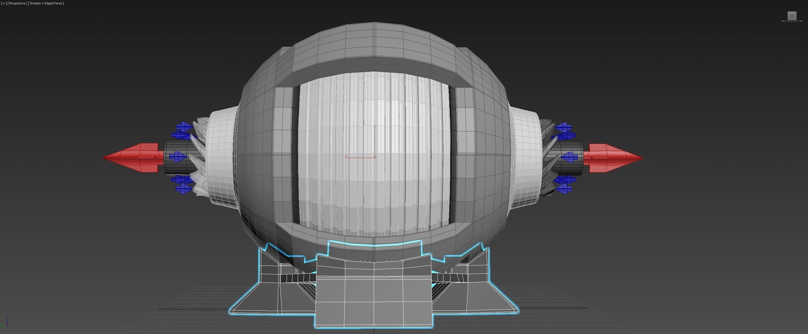 Spherical 3-Gear Tesla Turbine - Concept 3D print model_13