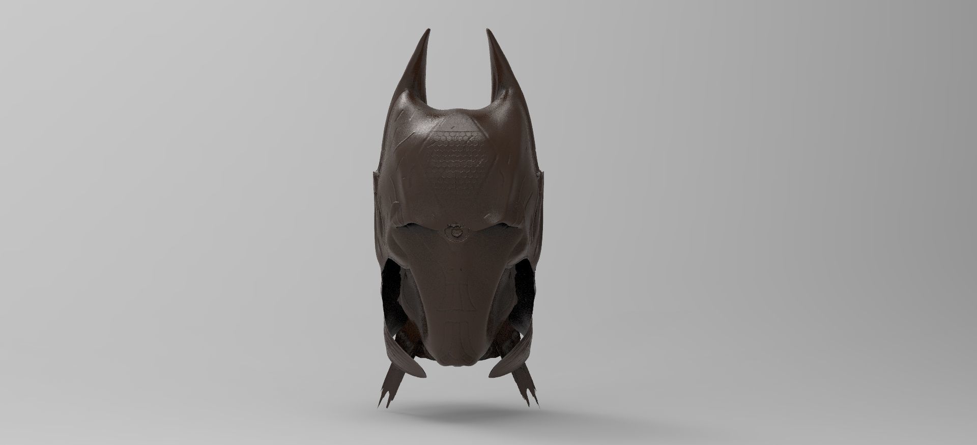 Batman helmet Sci-Fi 3D model_1