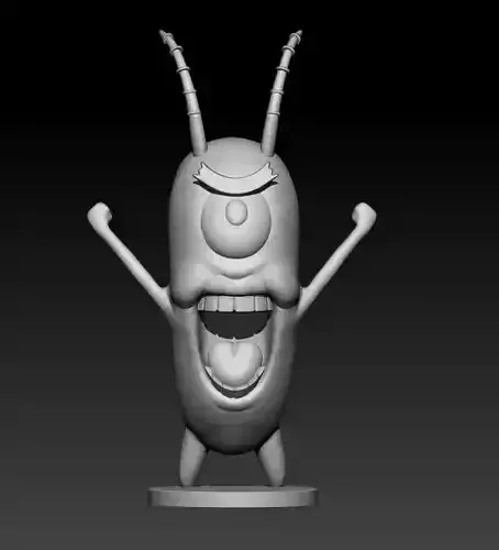 plankton spongebob figure
