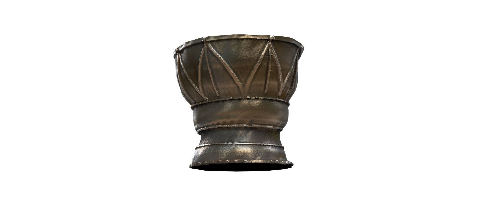 Ancient Holy Grail Goblet 3D model_1