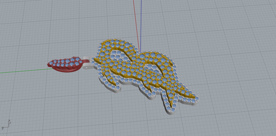 FLOWER SETTING LETTER B 3D print model_3