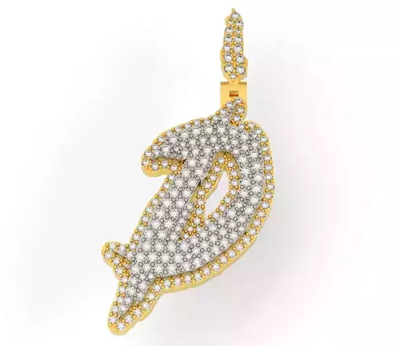 FLOWER SETTING LETTER D