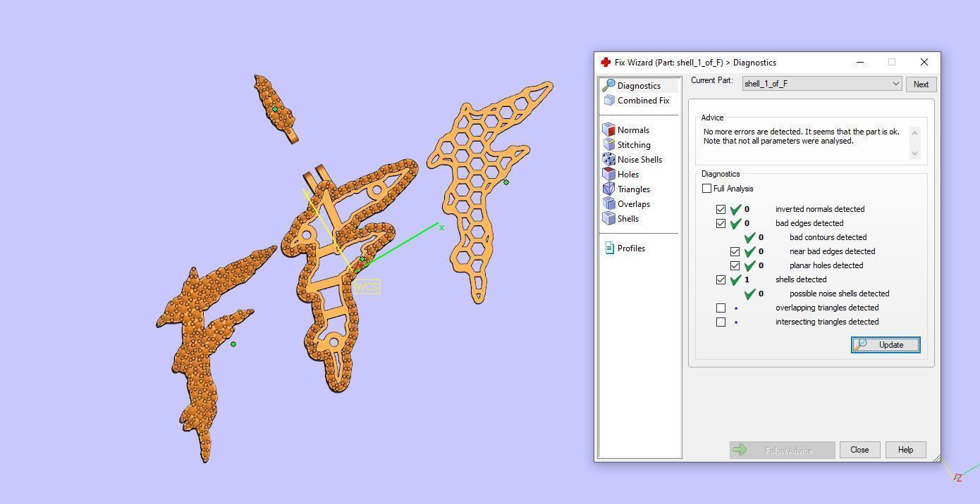 FLOWER SETTING LETTER F 3D print model_10