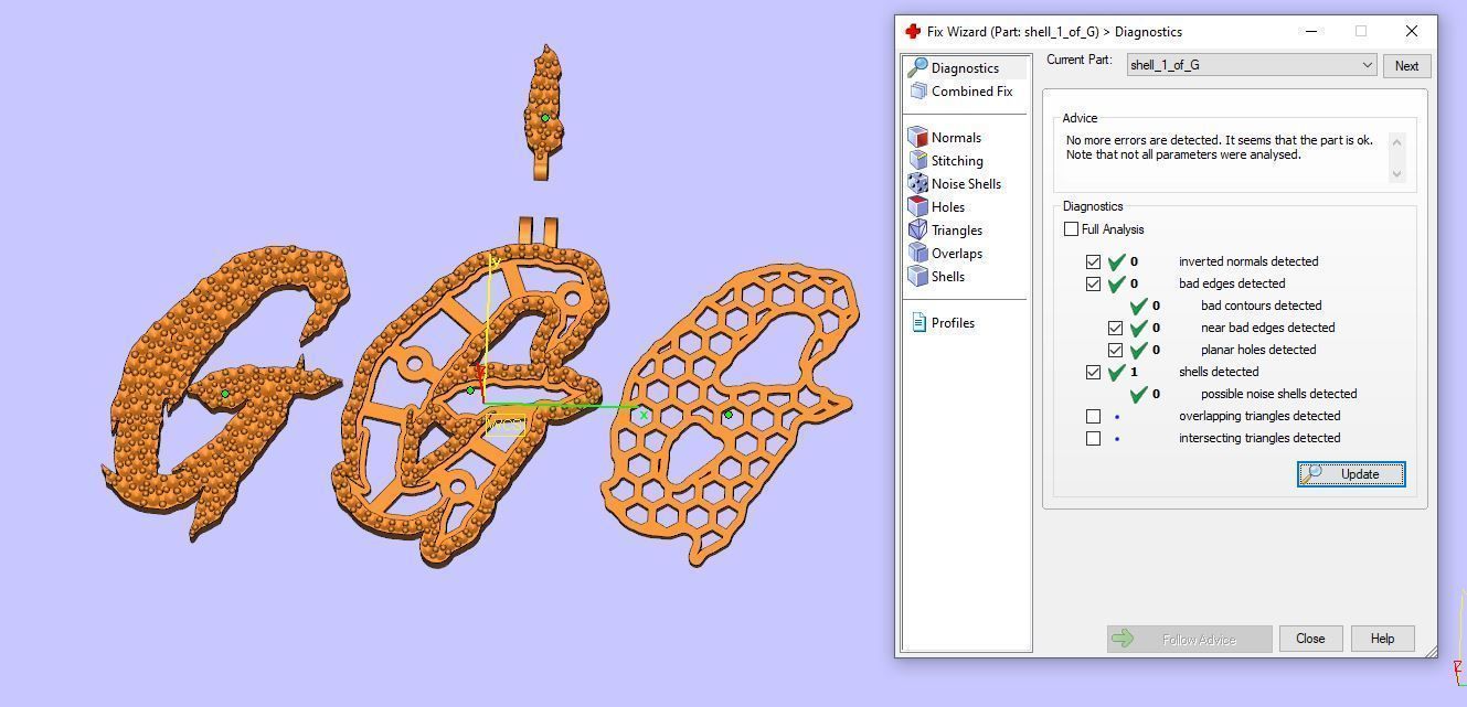 FLOWER SETTING LETTER G 3D print model_10