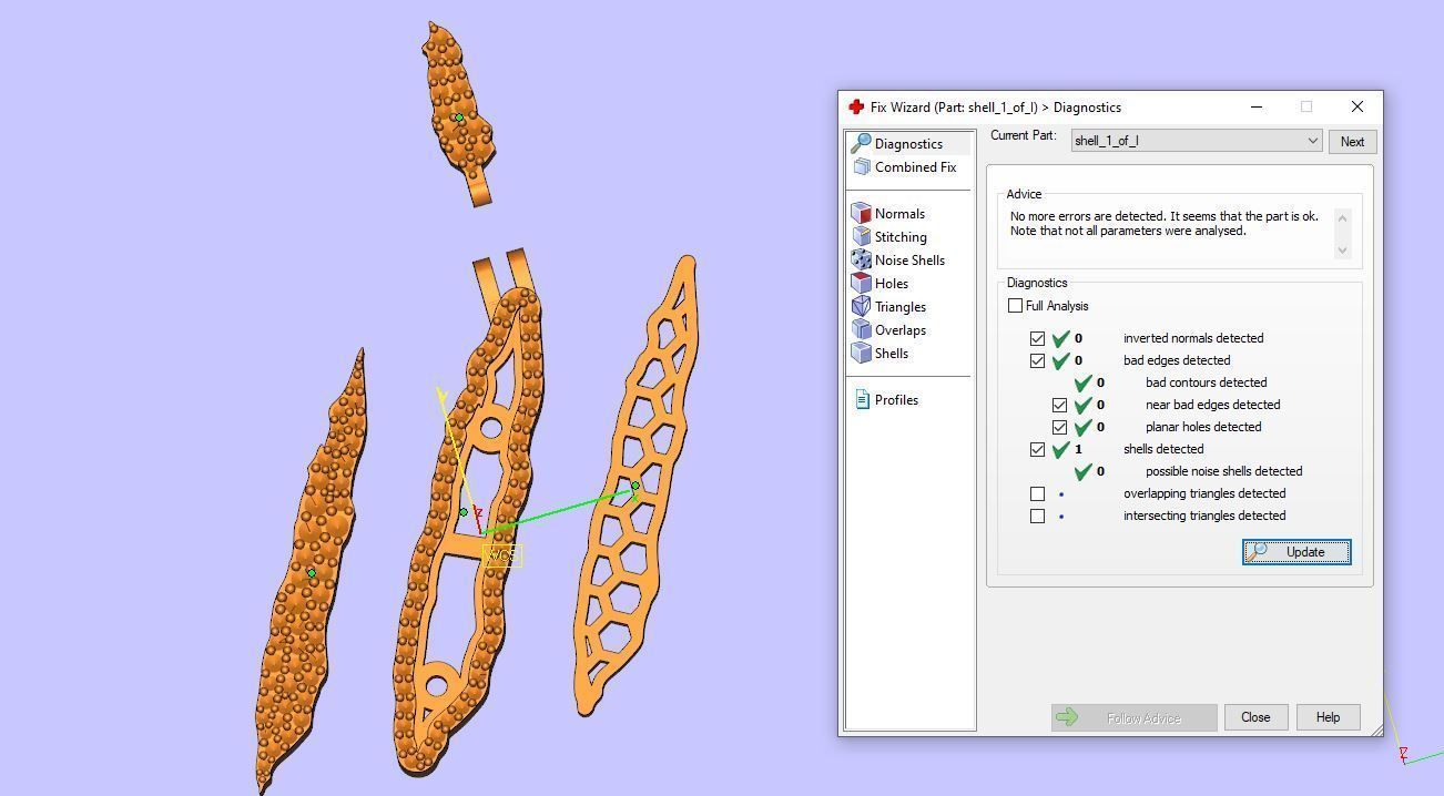 FLOWER SETTING LETTER I 3D print model_10
