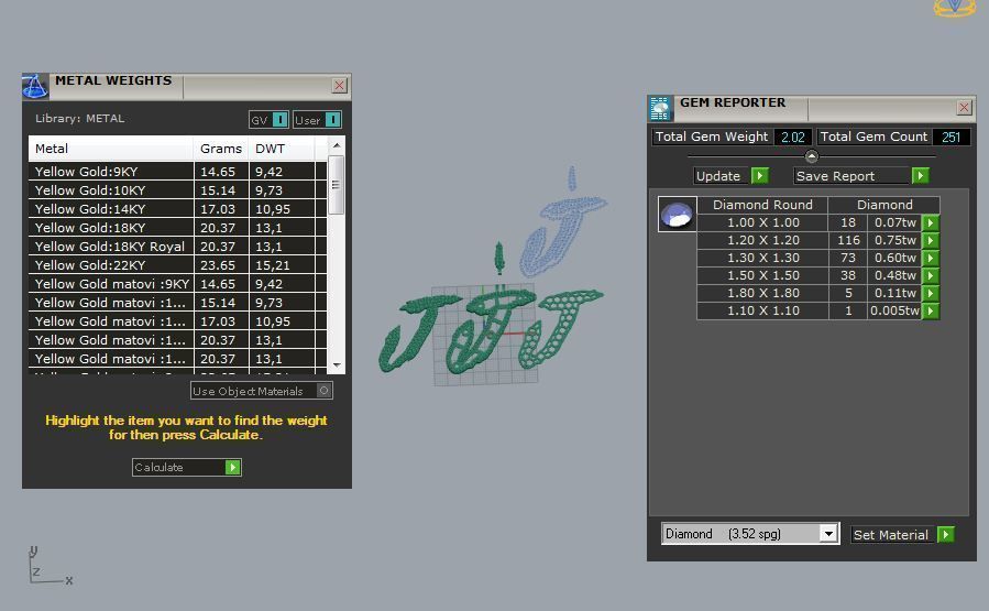 FLOWER SETTING LETTER J 3D print model_2