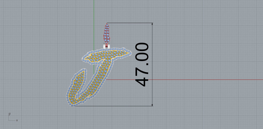 FLOWER SETTING LETTER J 3D print model_7