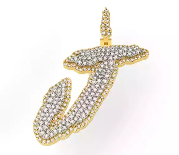 FLOWER SETTING LETTER J