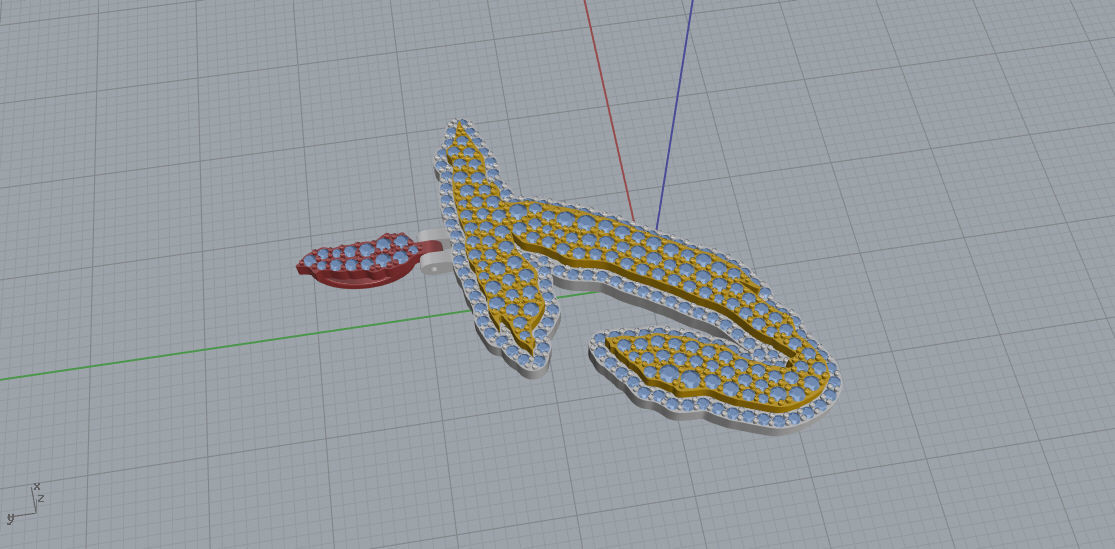 FLOWER SETTING LETTER J 3D print model_3