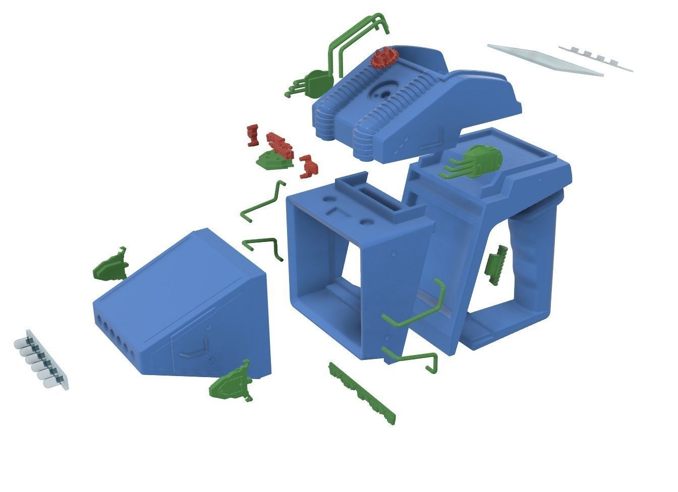 Wrath of Khan Tricorder ST2 3D print model_4