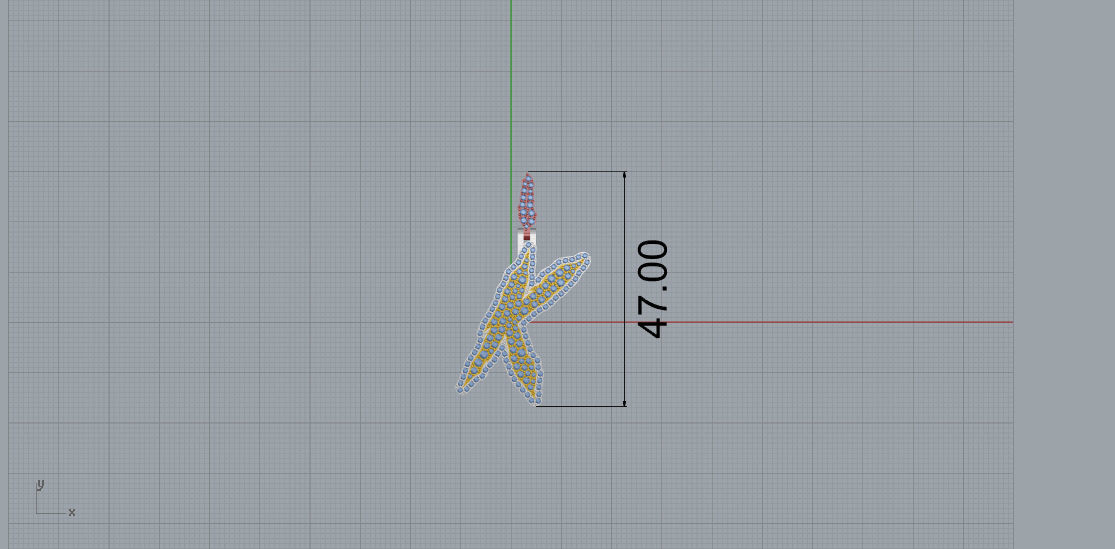 FLOWER SETTING LETTER K 3D print model_7