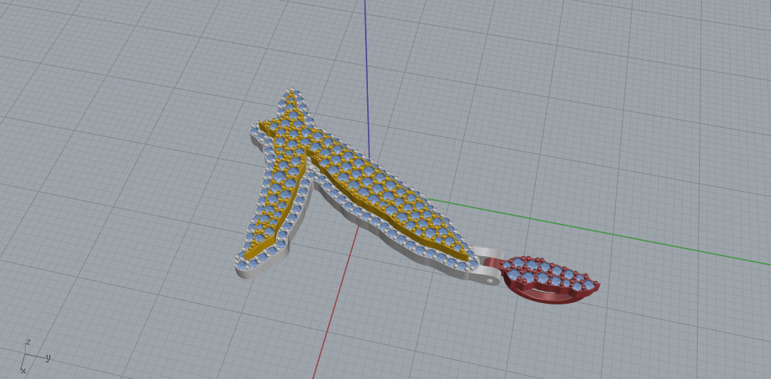 FLOWER SETTING LETTER L 3D print model_5