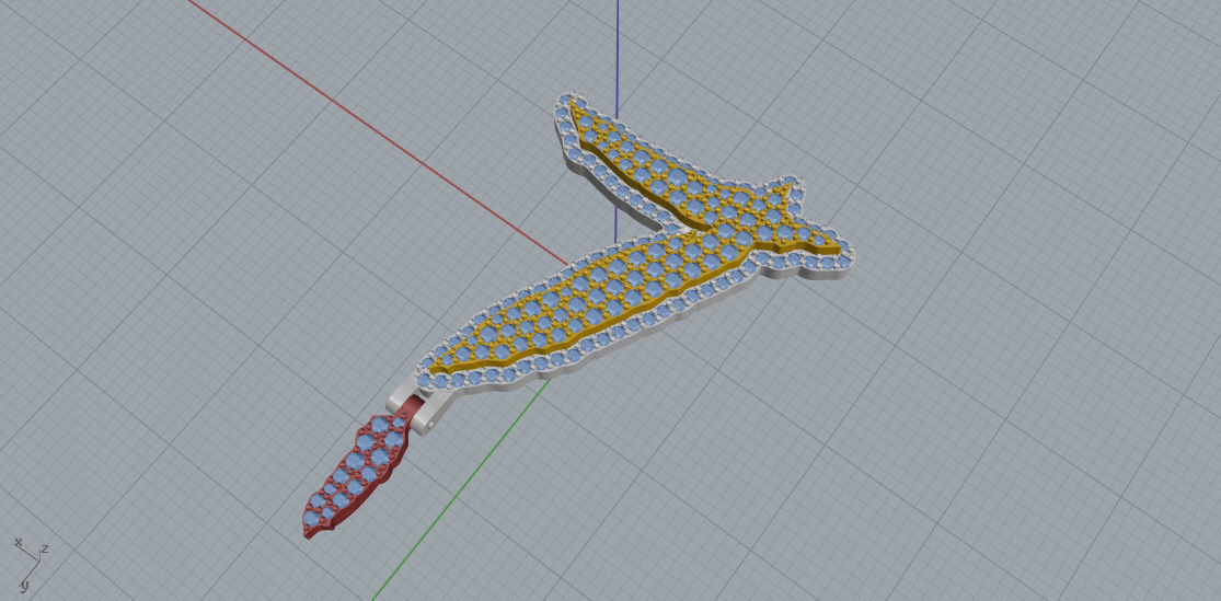 FLOWER SETTING LETTER L 3D print model_4