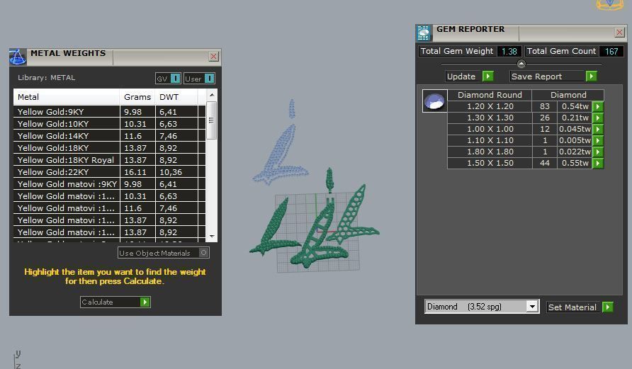 FLOWER SETTING LETTER L 3D print model_2