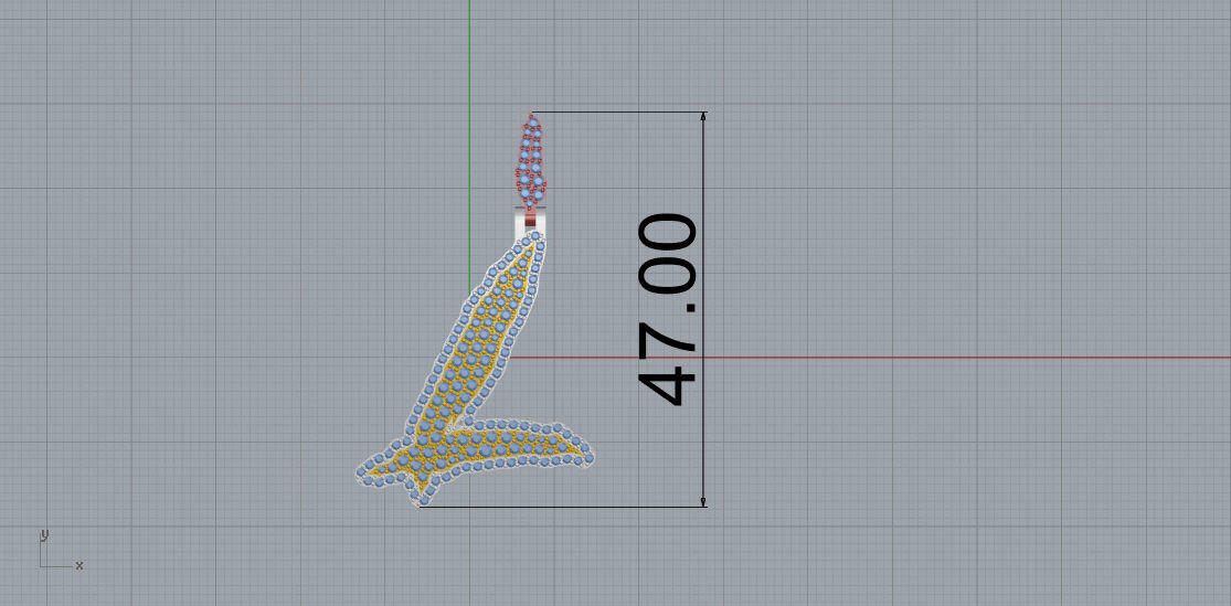 FLOWER SETTING LETTER L 3D print model_7