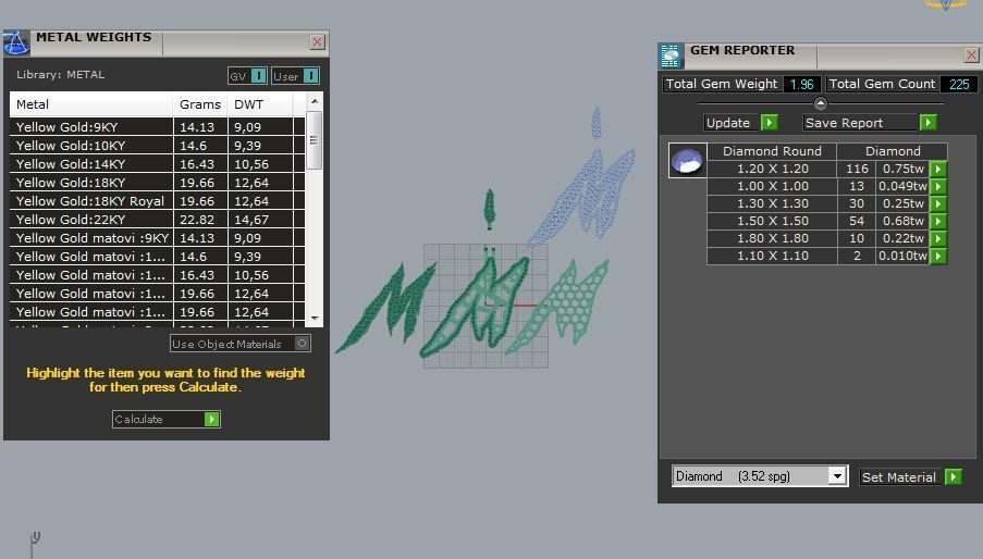 FLOWER SETTING LETTER M 3D print model_2