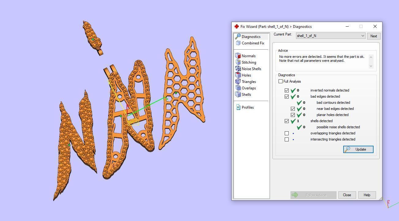FLOWER SETTING LETTER N 3D print model_9