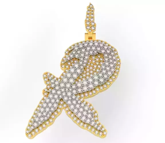 FLOWER SETTING LETTER R