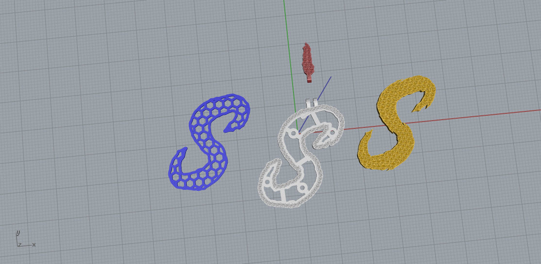 FLOWER SETTING LETTER S 3D print model_9