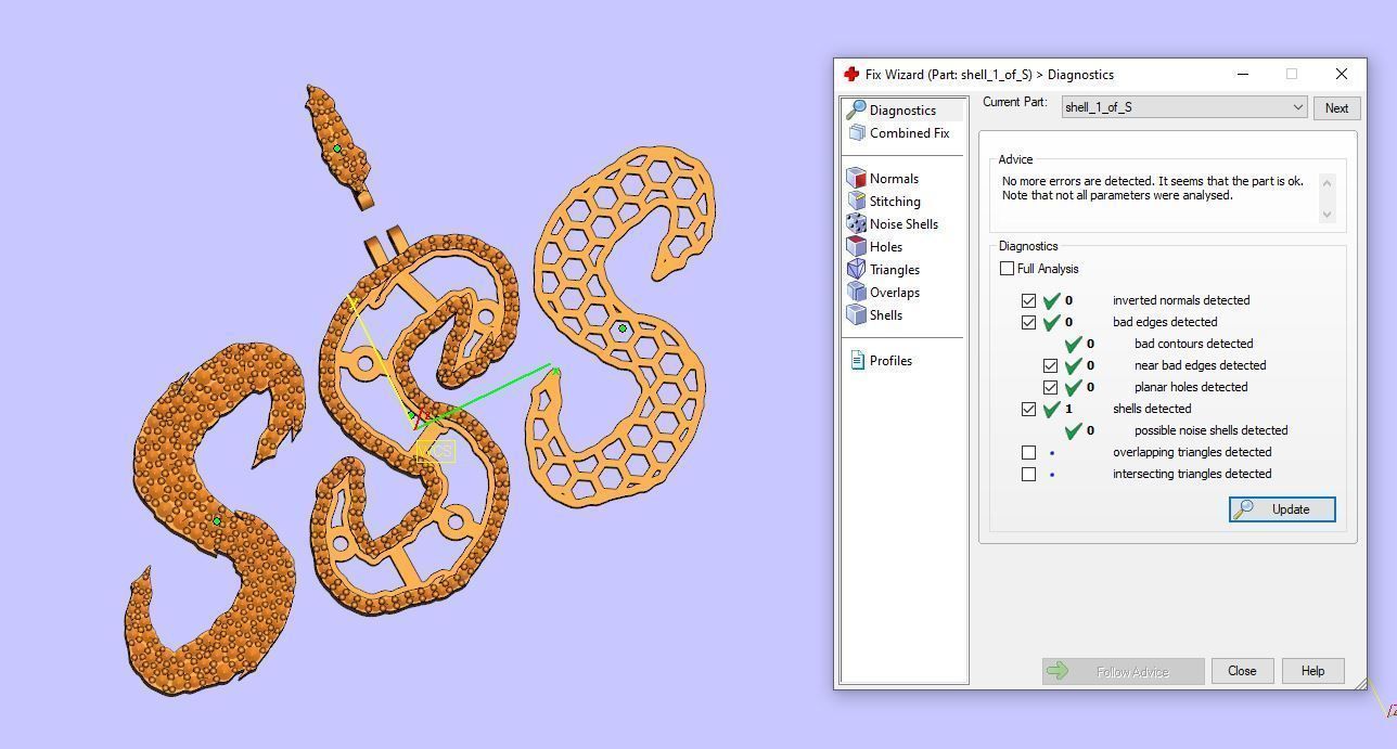 FLOWER SETTING LETTER S 3D print model_10