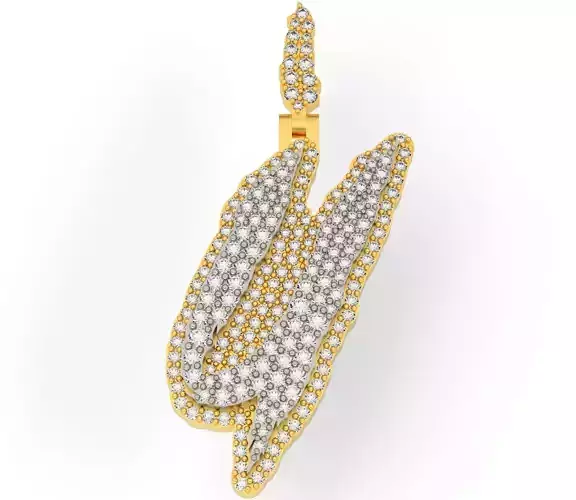 FLOWER SETTING LETTER U